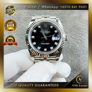 🔥SWISS TOP QUALITY🔥 DATEJUST 41MM DIAMOND BLACK DIAL JUBILEE 126334 - MEN WATCH SWISS AUTOMATIC LUXU