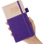 2026 Planner Pocket Size for Purse, Jan.2026 - Dec.2026 Small Daily Weekly Monthly Planner/Calendar 