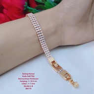 Xuping 18k Gold Plated Titanium Copper Women's Chain Bracelet Anti-Fade G44-1A