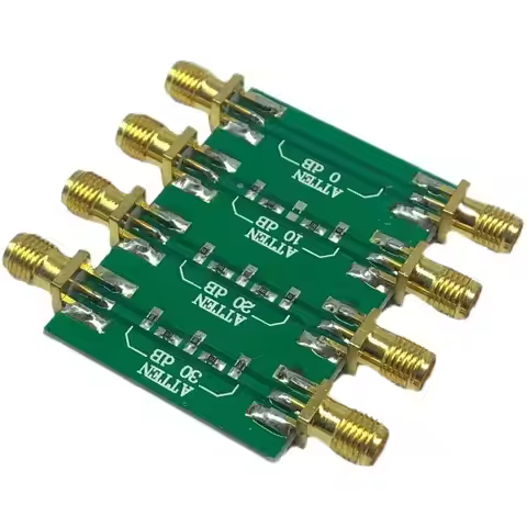 1Pcs SMA Double Female Radio Frequency Fixed Attenuator Module Board DC-4.0GHz RF Fixed Attenuator