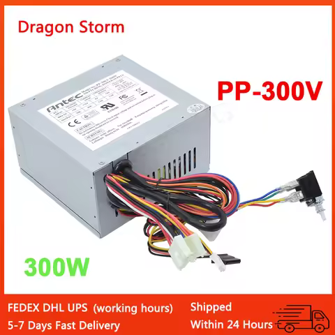 Original PSU For Antec AT With Switch adjustable PC Power Spark Machine PP-300V Power P8P9 300W Swit