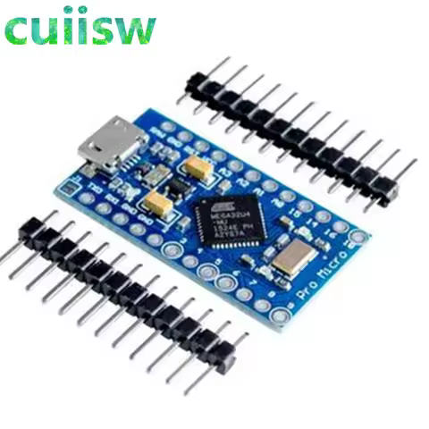 Pro Micro ATmega32U4 5V 16MHz Replace ATmega328 For arduino ATMega 32U4 Pro Mini With 2 Row Pin Head