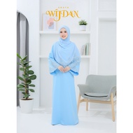 Jubah Abaya Wijdan+Shawl Exclusive Dress Jubah Moden Dress Terkini by AIZARA