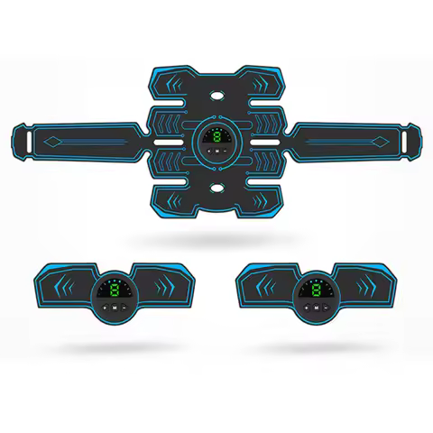 New Electric Abdominal Muscle Stimulator EMS Abdominal Trainer Abs Fitness Equipment USB Rechargeabl