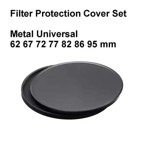 Metal Lens Filter Protection Lid Cover Set Storage Stack Cap 62 67 72 77 82 86 95 mm Aluminum Univer
