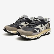 Mizuno WAVE MUJIN TL GTX Gore-Tex 越野型 防水 柔軟 舒適 運動鞋 跑鞋 鞋 波鞋 男女適用 深灰色x米色 us10