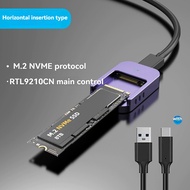 M. 2 SSD Reader NVME to USB-C PCIe SSD Adapter USB3.2 Gen2 10Gbps Solid Disk State Drive with Write 