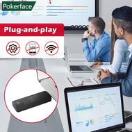 POKERFACE Wireless Transmitter And Receiver Screen Mirroring Equipment No App WIFI Needed Plug And P