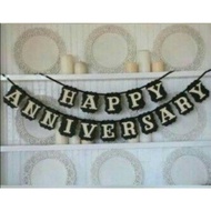 Happy anniversary. happy anniversary banner.
