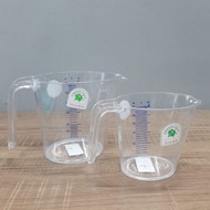 500ml Plastic Measuring Cup, 1000ml Ramona GREEN LEAF Measuring Cup Transparent And Thick Mica Plastic Material.