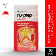 Nu-prep 100 Mens Health Supplement 10s | With Tongkat Ali Extract