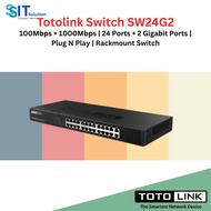 TOTOLINK STANDARD 24-PORT + 2 GIGABIT PORT SWITCH *METAL* (SW24G2)