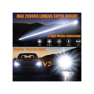 Rechargeable Flashlights Max 200000 High LumensSuper Bright