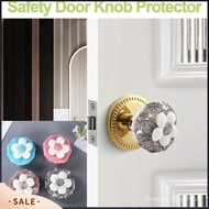 Washable Cotton Door Handle Covers Anti-Static Floral Door Knob Decorative Covers Soft Anti-Slip Doo