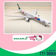 Boeing 777-300ER Eva Air Commercial Airplane Paper Model with Hello Kitty Special Paint