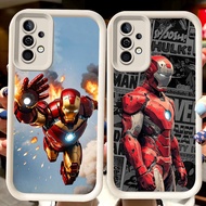 H46 Iron Man White Casing for Samsung A04s A36 A14 A05S A56 A35 A34 A24 S25 Ultra A15 A54 A55 A25 A1