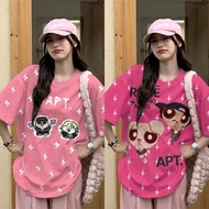 BLACKPINK Rose/Bruno Mars V-neck Shirt Oversized Sports Jersey Top Unisex Short-sleeved T-shirt Fash