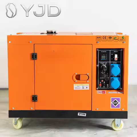 KATHER Silent Diesel Generator Sets 8KW 6KW 5KW Mini dynamo 5KVA 6KVA 8KVA Portable Electric Generat