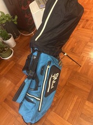 PING Golf Bag with Callaway & TaylorMade Clubs