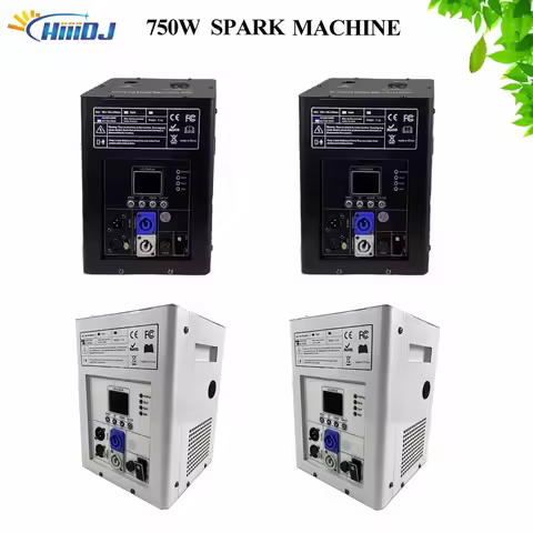 750W Cold Sparkler Machine Flightcase Ti Powder Clear Firework Dmx Remote 600w Spark Fountain Sparku