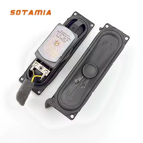 SOTAMIA 2Pcs Rectangular Full Range Speaker 6 Ohm 10W LCD TV Audio Rectangular Runway Speaker Smart 