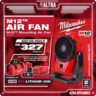 Milwaukee M12 AF Cordless Compact Mini Air Fan / Milwaukee Air Fan / Milwaukee Mounting Air Fan