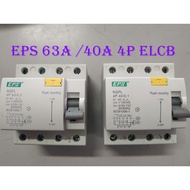 EPS 4POLE 40A/63A 100mA/300mA RCCB / ELCB