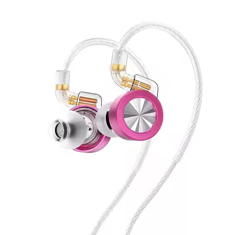 NEW LETSHUOER D02 In-Ear Earphone 11mm Dynamic Driver Monitor Earphones Replaceable Cables Gaming Ea