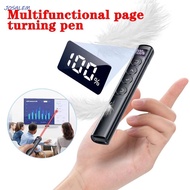 JOSALEM Page Turning Pen, Sensitive Control USB Connection Laser Slide Pointer, Useful LCD Display R