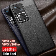 VivoV30 5G Luxury Matte Leather Casing For Vivo V30 V29 Pro V30pro V30E V30Lite V29Pro vivov30pro Vi
