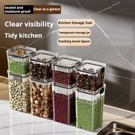 Stackable Airtight Food Storage Container Airtight Container for Grains Snacks Spices Food Container