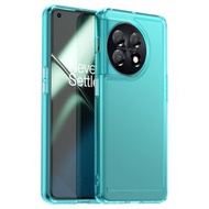 全城熱賣 - 適用於OnePlus 11 糖果系列TPU手機殼（透藍）
