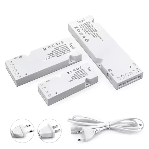 LED Driver for Cabinet Lamp Strip 18W/24W/36W/60W/100W AC110-250 to DC12V Lighting Transformer Power