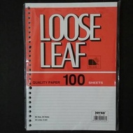 (acc ptk) loose leaf b5 100 sheets Joyko B5 Loose Leaf Paper/ 100 Sheets - Dotted with 100 gsm Thick