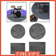 [Finevips] Electrical Drum Carpet Thick Drum Rug for Jazz Drum Electric Drum Stage