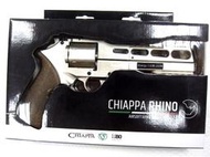 SUNGIN  Chiappa Rhino 50DS 左輪 手槍 CO2槍 (銀) 左輪槍轉輪犀牛短槍玩具槍BB槍鎮暴槍