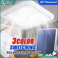 Solar ceiling light Solar LED Solar outdoor waterproof light solar light indoor light with remote
