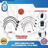 DUPONT CONNECTOR to PWM SPLITTER CONNECTOR, 1-PC per ORDER