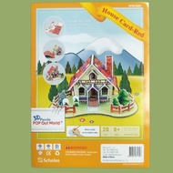 House Card-Red 3D Puzzle Pop Out World