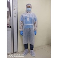 Disposable Non Woven isolation gown 45gsm