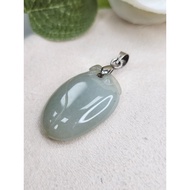 Yipinxuan~Natural Burmese Jade A-Z7023-Peach Pendant Length 26.1mm Width 17.1mm Thickness 5.1mm