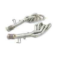 CSZ Exhaust Manifolds For Audi R8 V10 5.2L Brushed Process Long Tube Headers Exhaust Pipe Performanc