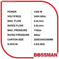 ☒✸♂💥Hot Item💥 Home Improvement ❈BOSSMAN BPC-117 High Pressure Cleaner Water Jet Sprayer♜