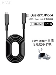 สายชาร์จ Knn VR Eyewear Line AR สำหรับ Oculus Quest2/3 Link Bend Data Cable USB-C32/Gen2/1 Thunderbi
