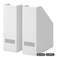 (IK) TJENA Magazine file, white 2PC/SET