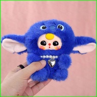 YB2 Baby Three Stitch Cute little rabbit doll plush toy bag hanging decoration keychain cloth doll B