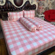 Sprei Seprei Seprai Homemade Berkualitas Motif Emily Pink / Sprei Motif Korean Pink / Sprei Motif Ko