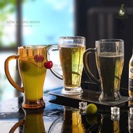 Beer Cup, Glass cup for juice, smoothies 430ml - Imported Goods
