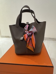 Hermès Picotin22大象灰