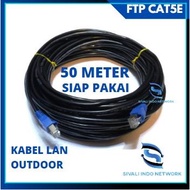 Bps - 50 Meters Spectra Outdoor Black Ftp Cat5E Lan Cable [Ready to Use]